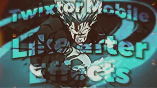Twixtor Garou Scenes with Time Remap + Rsmb [Full Mobile]