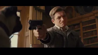 Eggsy can’t shoot JB