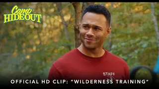 CAMP HIDEOUT | Official HD Clip | "Wilderness Training" | Starring Corbin Bleu