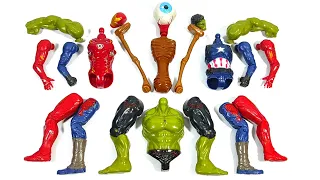 Merakit Mainan Captain America vs Siren Head vs ironman vs Hulk Smash Avengers Superhero Toys