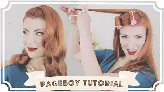 Essentially drunk hair rolling... // Ridiculously Easy Vintage Hair Tutorial [CC]