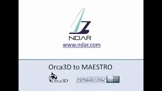 Orca3D to MAESTRO Marine - PLY interface