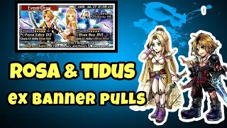 Dissidia Final Fantasy Opera Omnia Global - Rosa and  Tidus  EX Banner Pulls