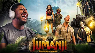 First Time Watching *JUMANJI: WELCOME TO THE JUNGLE* Surprised Me With How HILARIOUS It Is!
