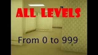 Every discovered normal level of the Backrooms From 0 to 999 (Old)