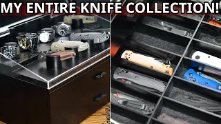 My Entire Knife Collection Tour! | Knives, Watches, Multitools