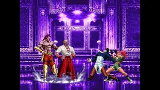 Nightmare Geese/Krauser vs Orochi Iori/Leona