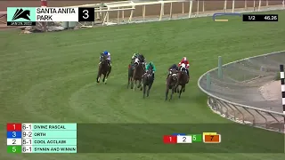 Santa Anita Park Carrera 3 - 29 de Enero 2022