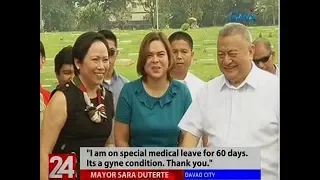 24 Oras: Mayor Sara at Vice Mayor Baste Duterte, hindi raw dadalo sa ika-4 na SONA ng Pangulo