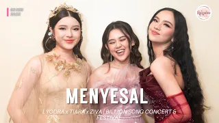 (FANCAM) MENYESAL - LYODRA, TIARA, ZIVA | BILLION SONG CONCERT & FESTIVAL