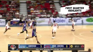 Brgy. Ginebra San Miguel vs. Converge FiberXers | April 27, 2024 | First Quarter