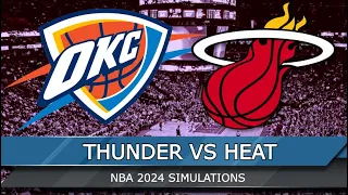 Miami Heat vs Oklahoma City Thunder - NBA Today 3/8 Full Game Highlights (NBA 2K24 Sim)
