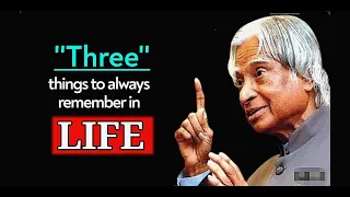 Three Things To Always Remember In Life