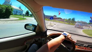 POV Driving Mercedes W220 - Jekabpils