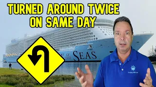 CRUISE SHIP HAS TO TURN AROUND TWICE IN THE SAME DAY - CRUISE NEWS