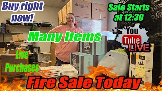 Live Fire Sale! Kitchen, home Decor, Jeans, Toys, lanterns, Lawn & Garden, Crafts and more!