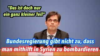 Bundesregierung gibt nicht zu, dass Bundeswehr mithilft in Syrien zu bombardieren