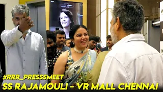 RRR படம் பற்றி SS Rajamouli - VR Mall Chennai RRR Rajamouli press meet today RRR Tamil Naattu Koothu