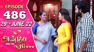 Anbe Vaa Serial | Episode 486 | 29th June 2022 | Virat | Delna Davis | Saregama TV Shows Tamil