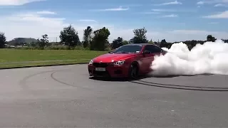 Red Bmw M6  Brutal Burnout 🔥+ Drift 🔥