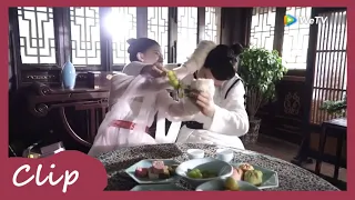 👑Behind the scene - Zhao Lusi "bullies" Ding Yuxi when camera's off? - The Romance of Tiger and Rose