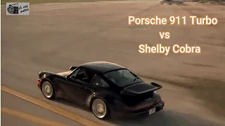 Shelby Cobra vs Porsche 911 Turbo ¿Quién gana?