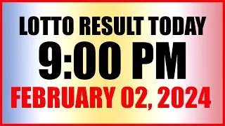 Lotto Result Today 9pm Draw February 2, 2024 Swertres Ez2 Pcso