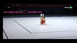 Sandra Dinca AEROBIC gymnastics 2021 Baku Championships 2021