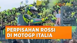 Momen Haru Perpisahan Valentino Rossi di MotoGP Emilia Romagna