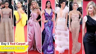 Cannes Film Festival 2018 [ DAY 5 ] Red Carpet | Full Video | Celebrity Dresses