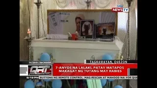 QRT: 7-anyos na lalaki, patay matapos makagat ng tutang may rabies