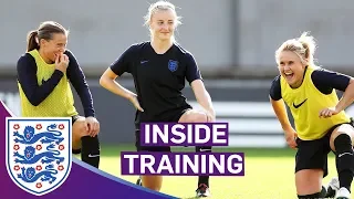 Lionesses Prepare for Crunch Qualifier | Goalkeeper Drills and Sprints | Inside Training