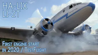 HA-LIX, Li-2T - First engine start in 2020