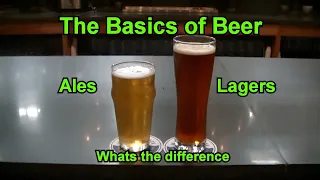 Beer 101 - The Basics of Beer - What's the difference between Lagers and Ales  -  Lager vs Ale