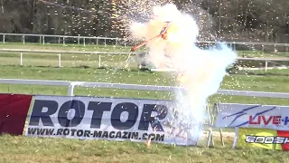 ROTOR LIVE 2023 Dunkan Bossion SAB Goblin 700 EXPLODET MIDAIR EXPLOSION