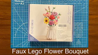 MEM:0024:Faux Lego - Flower Bouquet - Unboxing & Timelapse build