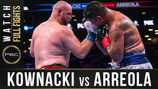 Kownacki vs Arreola Full Fight: August 3, 2019 - PBC on FOX