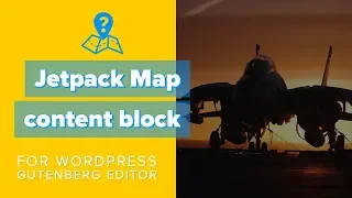 Jetpack Map content block for WordPress Gutenberg editor