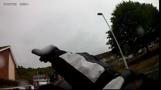 Motorcycle Crash! First day after CBT