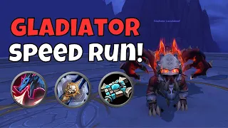 Speed running Gladiator as a Devastation Evoker