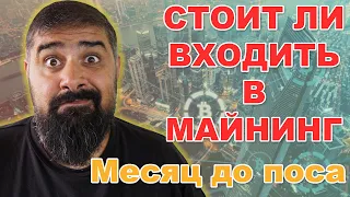 МАЙНИНГ стоит ли входить? месяц до POS