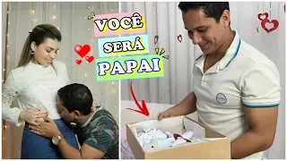 VOCÊ VAI SER PAI! CONTANDO GRAVIDEZ PARA O MARIDO | PALOMA SOARES