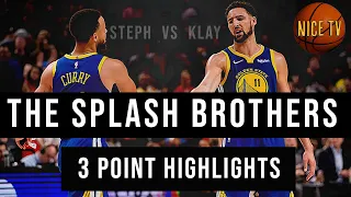 The Splash Brothers | Steph Curry| Klay Thompson | 3 point highlights