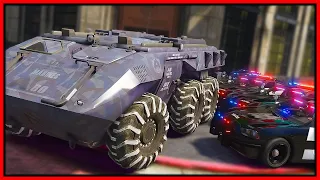 GTA 5 Roleplay - INDESTRUCTIBLE TANK ROBBING EVERY BANK | RedlineRP