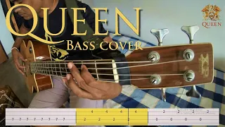 Queen - I Want To Break Free ( Live Bass Cover With Tabs) By Chami's Arts