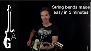 String Bends Made Easy In 5 mins