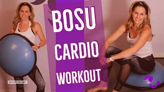 25 Minute Bosu Cardio Workout for Fat Burning and Toning
