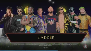 WWE 2K23 Jerry Lawler VS Karl, Big E, Logan, Bunny, Hurricane, Eric, Riddle Req. 8-Man Ladder Match