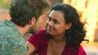 Miranda Tapsell and Gwilym Lee Australian TV interview