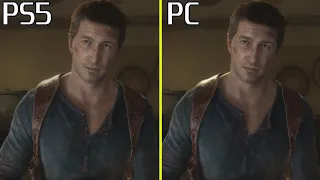 Uncharted: Legacy of Thieves Collection PC vs PS5 Early Graphics Comparison